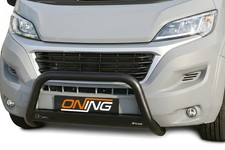 Edelstahl Frontbügel SCHWARZ