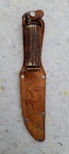 Original Vintage PUMA Solingen Jagdmesser Hirschhorngriff  , 20 cm