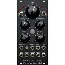 Erica Synths Black Stereo Delay 2 - Effekt Modular Synthesizer