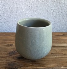 Studiokeramik Vase studio pottery Wendelin Stahl ceramic Ochsenblutglasur modern