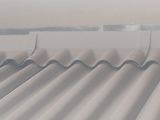 Eternit P5 Maueranschlussstück braun