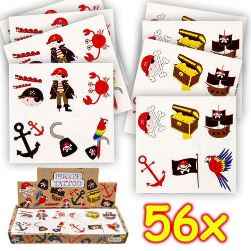 Kinder tattoos pirat - 56,