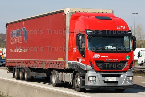 Lkw foto iveco planensattelzug - iveco,