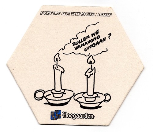 Bierdeckel hoegaarden - bierdeckel, "hoegaarden"
