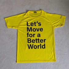 Funktions T-Shirt Sport Gr. L  Technogym Let's move for a better world T Shirt 