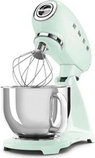 SMEG Küchenmaschine Pastellgrün SMF03PGEU - 4,8 L Rührschüssel, 800 W, 50’s Retr