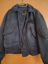 Alpha Industries CWU Bomberjacke Herren Gr M Dunkelblau