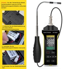 Thermo-Anemometer mit ausfahrbarer Sonde Messung von Luftgeschwindigkeit und Tem