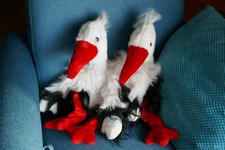 Sigikid Stofftier Storch groß 32cm