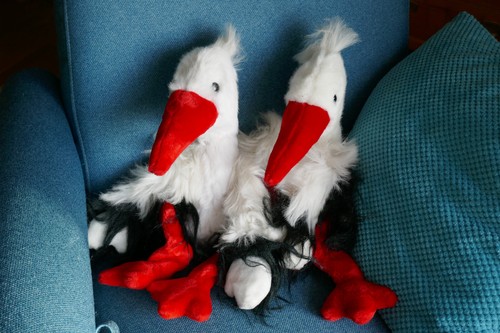 Sigikid stofftier storch groß - storch,