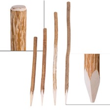 Zaunpfosten Haselnuss Holzpfosten Zaunpfahl Pfosten Holzpfahl Stakete Rollzaun 