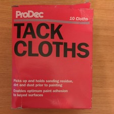 ProDec Tack Tücher zum Entfernen von Staub, Schmutz & Ablagerungen von Oberflächen vor dem Lackieren