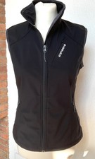 ICEPEAK Softchell Weste BRUSH Gr. 36 schwarz winddicht atmungsaktiv