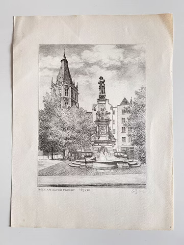 Kunstgrafik alter markt köln - kunstgrafik,