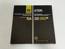 TDK SA 35/180 M Position EE Tonband Spule NAB HUB Metal Reel NEUWERTIG