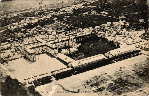 Cyr militärschule - ak,