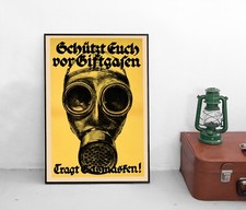 Poster schützt euch vor - poster,