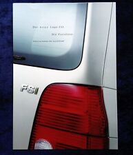 VW Lupo FSI Preisliste 9.2000, Sondermodell der Lupo FSI
