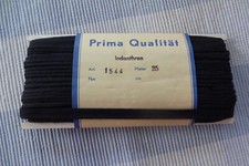 Paspel Band Biesen band Nahtband Einfassband schwarz 25m lang 8mm breit orig.