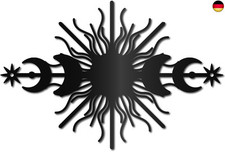 CREATCABIN Sun Metal Wall Art