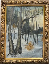 Impressionist Winter Landscape