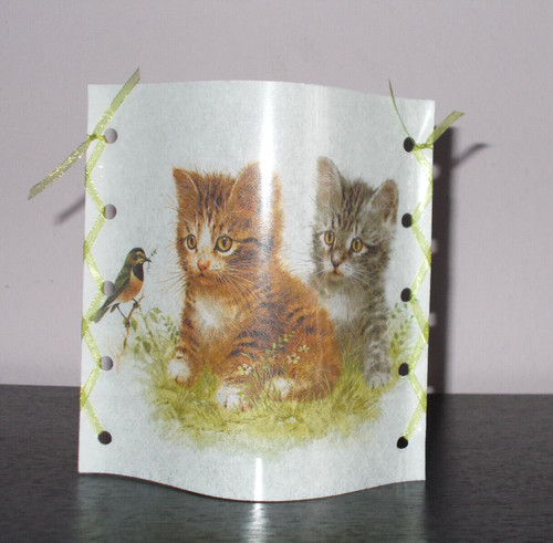 Dekowindlicht katzen vogel - dekowindlicht,