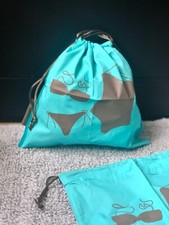 Tintamar Legend Voyage. 2er Set wasserdichte Nylon Badeanzug Taschen. blau
