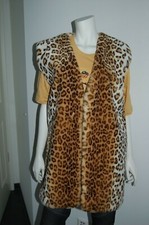 Webpelz - Fellweste in Leo-Optik -