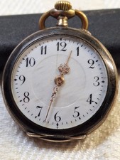 Antikes Damen-Taschenuhr 800 Silber m. Aufhängung 800 Silber funktionstüchtig