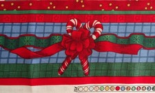 1 Meter Bordürenstoff Weihnachten B 12 cm