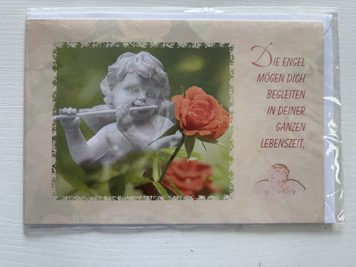 Grußkarte schutzengel engel - grußkarte,