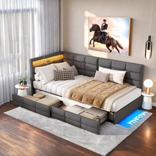 Einzelbett Polsterbett 90x200