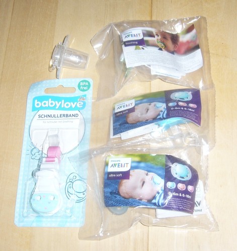 Baby schnuller set 5tlg - schnuller,