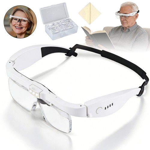 Lupenbrille 3led leselupe - lupenbrille,