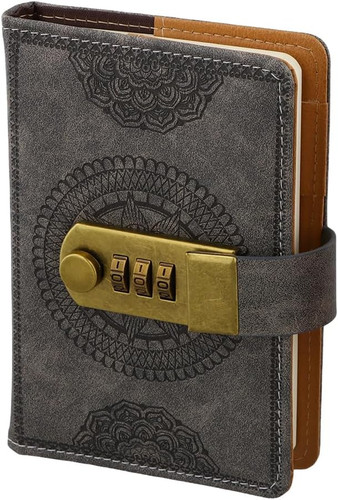 Tagebuch mit schloss leder - tagebuch, schloss,