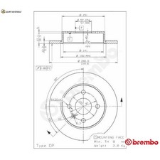 2x BREMSSCHEIBE 08.7626.75