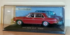 Modellauto De Agostini  Mercedes Benz 300 SEL 6.3 1968 1:43 in PC Vitrine.