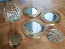 Deko Dekoration Gold Spiegel