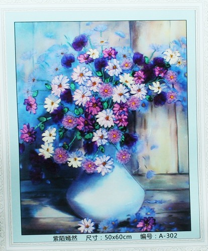 Stickvorlage vase blumen bild - stickvorlage,