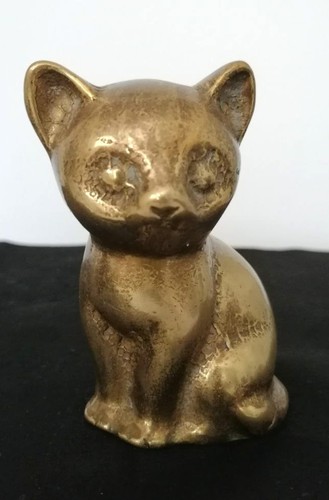Vintage messing katze italien - katze,