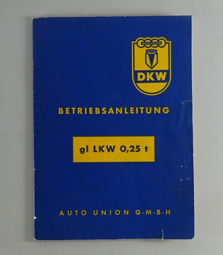 Betriebsanleitung auto union - betriebsanleitung,