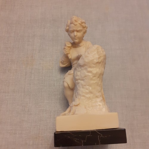 Alabaster skulptur figur - skulptur,