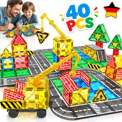 Stadt bauspielzeug magnetische - bauspielzeug,