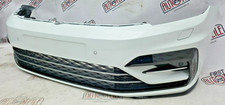 Original VW Touran 5T R-Line Stoßfänger Stoßstange vorne SRA Pure White 6 X PDC