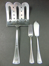 3 Jugendstil Vorlege Bestecke