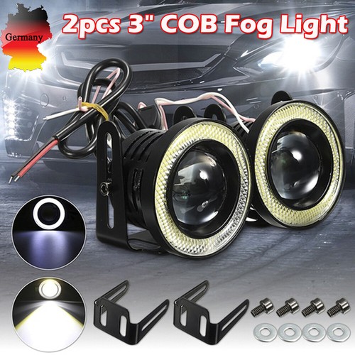 Paar rund cob auto led - paar,