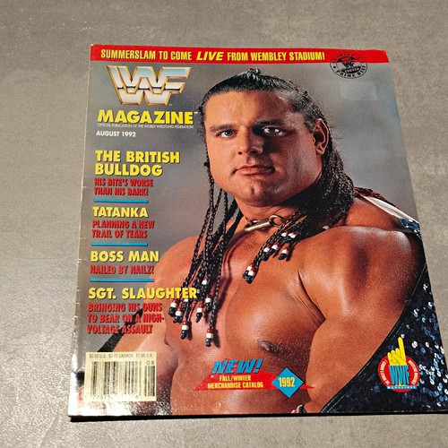 Wwf magazine august - wwf, 1992
