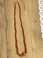 Vintage 585 schwere  Koralle Kette Coral necklace Sammlung