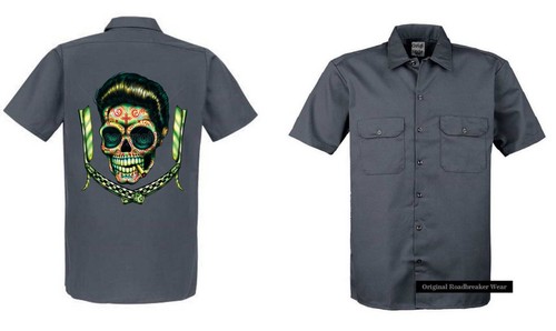 Worker shirt grau greaser - grau,