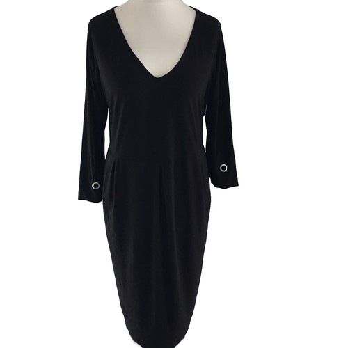 Evans kleid schwarz midi - kleid, 50/52